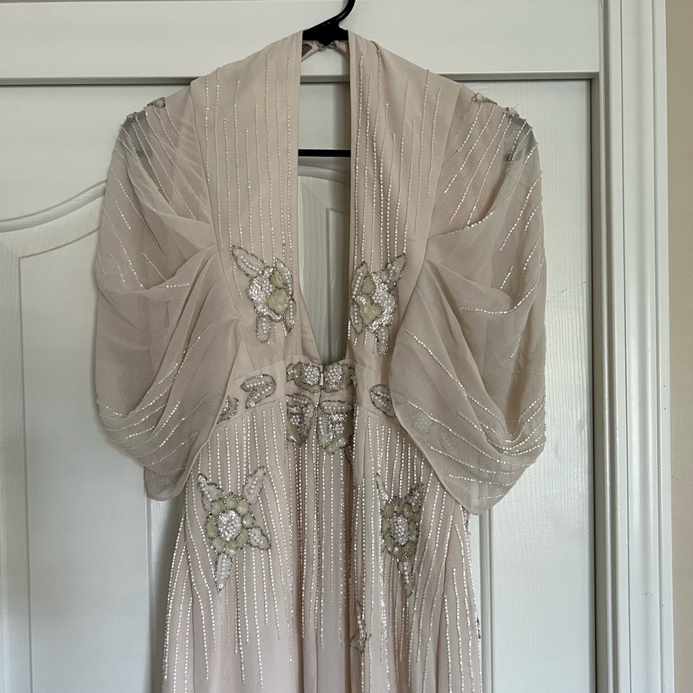 ASOS embellished bridal  dress